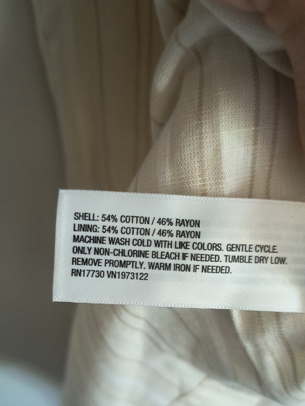 NWT Universal Thread Cream Striped Wrap-Tie Shirt Dress Sz XXL Women - Picture 12 of 12